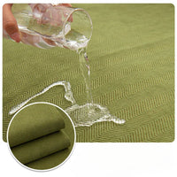 Chenille bank protector with herringbone texture – VeluraShield