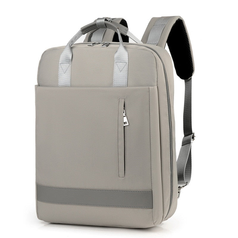 Sichere Anti-Diebstahl-Rucksack mit versteckten Reißverschlüssen und USB-Aufladung