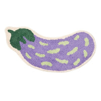 Non-slip bath mat with banana or eggplant design - ZestPad