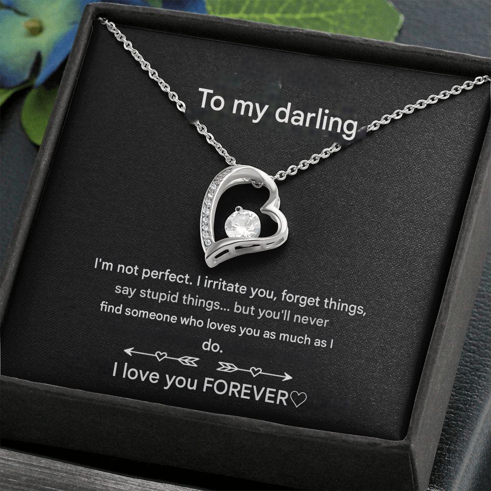 Stilvolle Herzkette - Amara