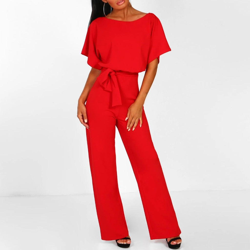 Stilvoller Designer-Jumpsuit - AuraElegance