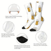 3 Paar Socken mit Bierkrug-Print – HopfenSocken Oktoberfest 2025