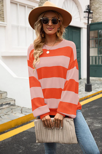Trendy Striped Women's Sweater - Sohpie