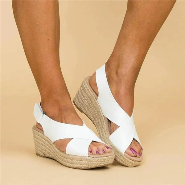 Komfortable Orthopädische Keilabsatz-Espadrilles - Clara