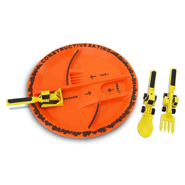 Bulldozer Kinderbesteck Set - ConstructoFork
