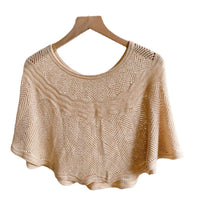 Damen Eisseiden-Schal mit Strick & UV-Schutz – Amira