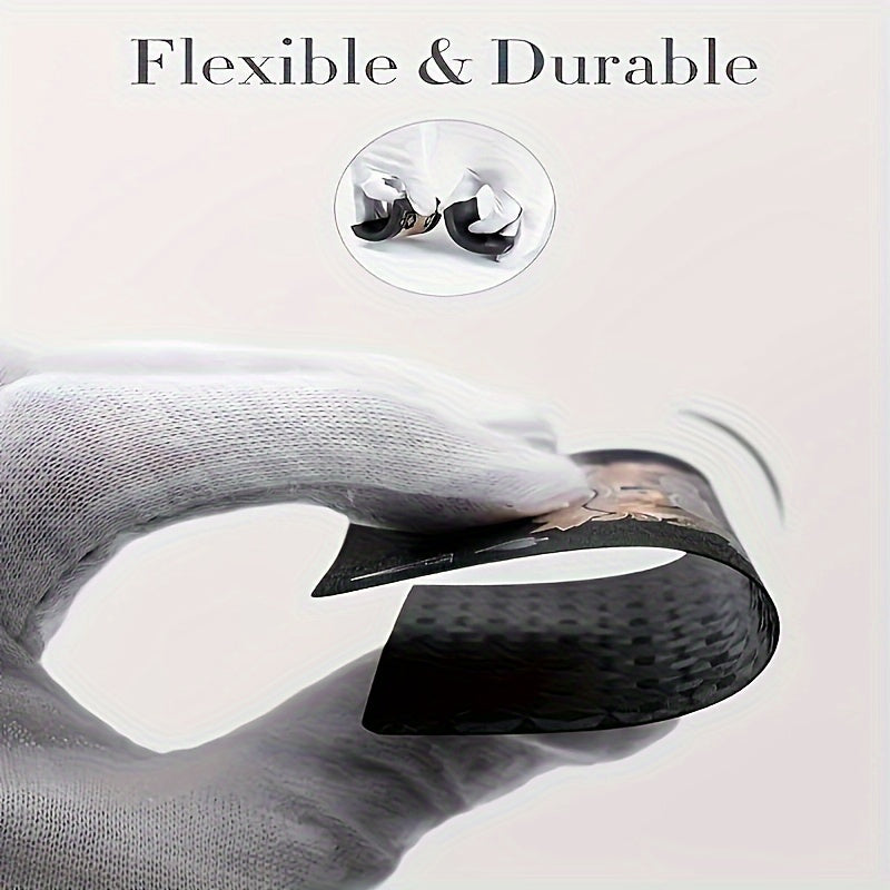 Luxurious Black Playing Cards - Waterproof & Flexible with Storage Box - Noctura