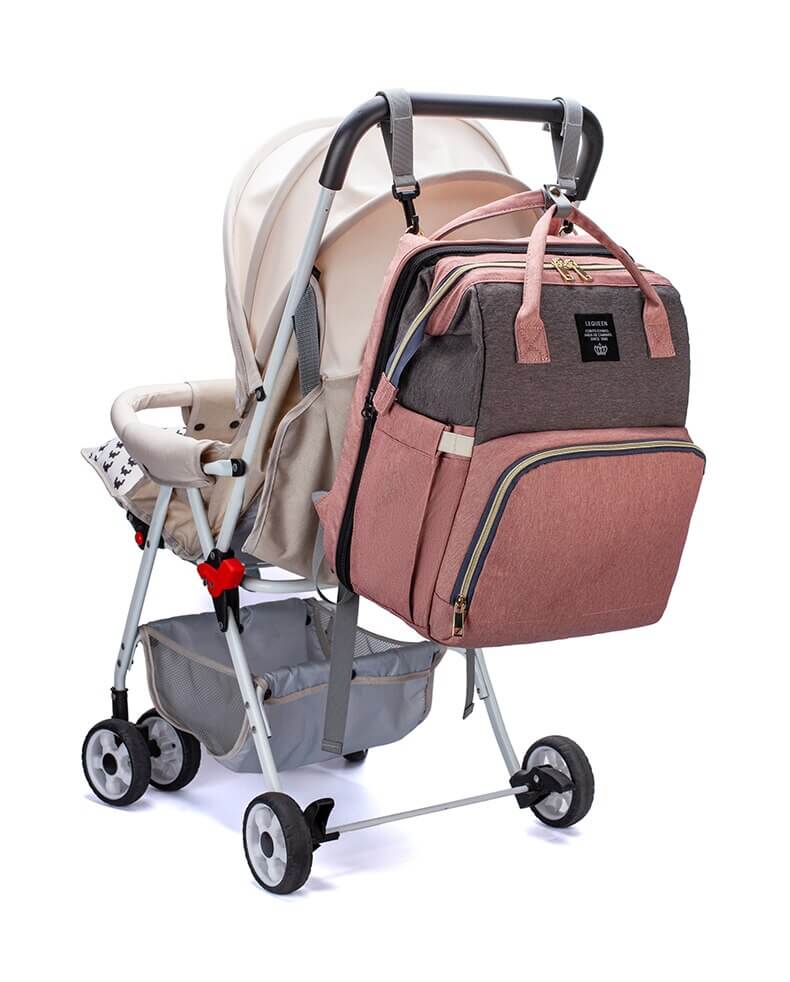 Tragbares Babybett und Wickeltasche – Multifunktionaler Reise-Rucksack
