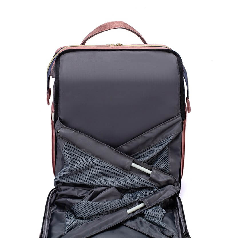 Tragbares Babybett und Wickeltasche – Multifunktionaler Reise-Rucksack