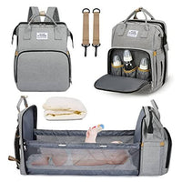 Tragbares Babybett und Wickeltasche – Multifunktionaler Reise-Rucksack