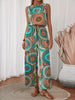 Trendiger Damen Jumpsuit mit Mandala-Print für den Sommer - BohoStrahl