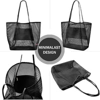 Faltbare Mesh-Strandtas mit Innentasche – Kaufe 1, erhalte 1 GRATIS