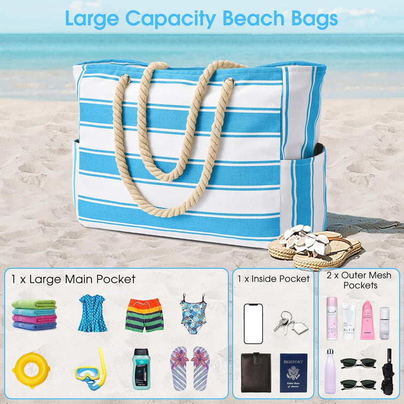 Wasser- und Sanddichte Oversized-Strandtasche – SandAway