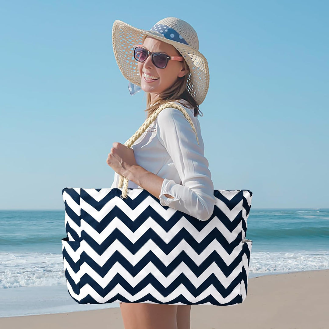 Wasserdichte Große Tasche mit Reißverschluss für Arbeit und Freizeit