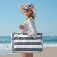 Wasserdichte Große Tasche mit Reißverschluss für Arbeit und Freizeit