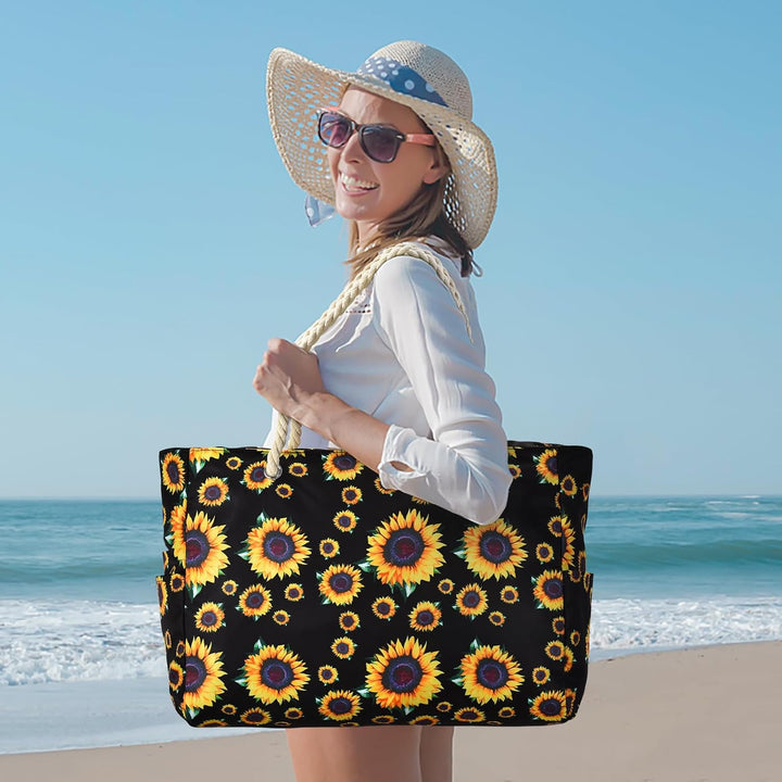 Wasserdichte Große Tasche mit Reißverschluss für Arbeit und Freizeit