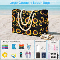 Wasserdichte Große Tasche mit Reißverschluss für Arbeit und Freizeit