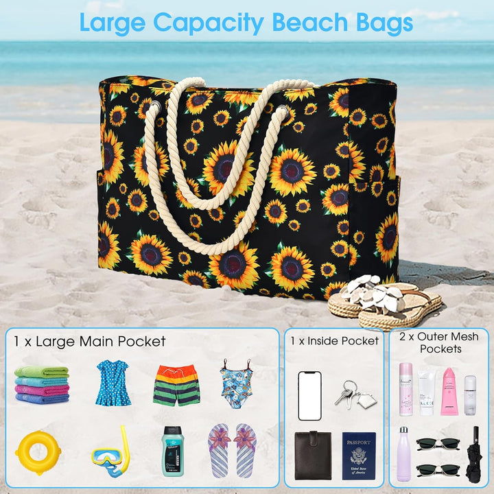 Wasserdichte Große Tasche mit Reißverschluss für Arbeit und Freizeit