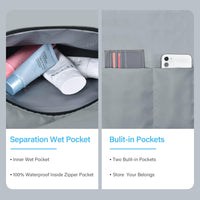 Wasserdichte Große Tasche mit Reißverschluss für Arbeit und Freizeit