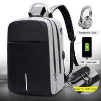 Wasserfester Anti-Diebstahl Laptop-Rucksack – Verstecktes Reißverschluss-Design mit USB-Ladefunktion