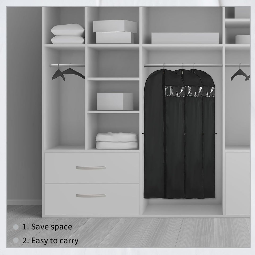 Lange Kleideraufbewahrungshülle – 180 cm Kleidersack mit Reißverschluss und Sichtfenster für den Herbst (Kaufe 1, Erhalte 1 GRATIS)