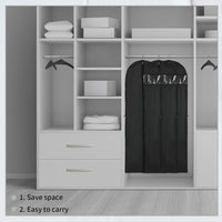 Lange Kleideraufbewahrungshülle – 180 cm Kleidersack mit Reißverschluss und Sichtfenster für den Herbst (Kaufe 1, Erhalte 1 GRATIS)