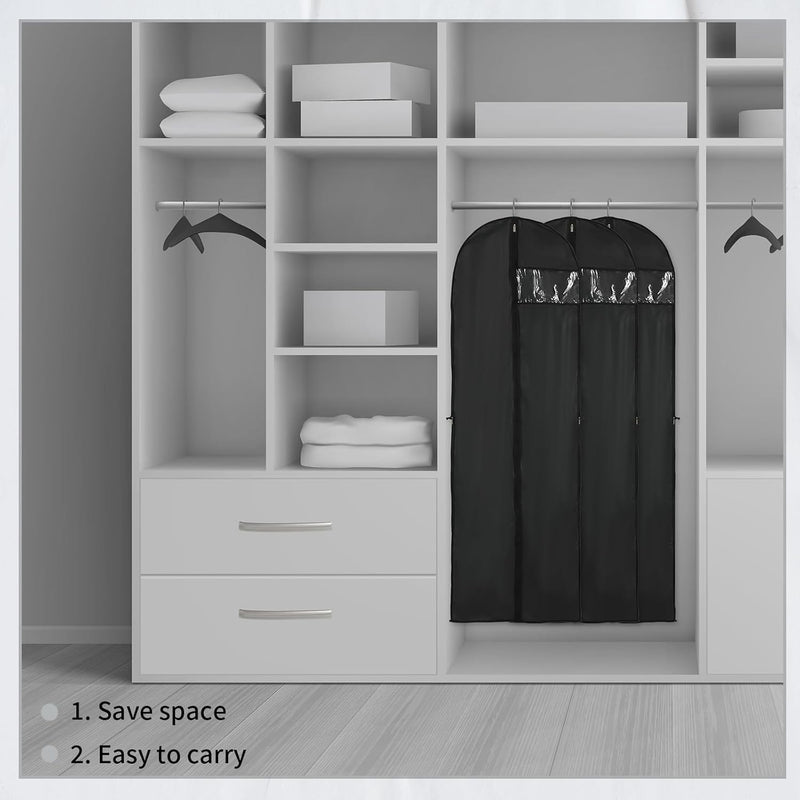 Lange Kleideraufbewahrungshülle – 180 cm Kleidersack mit Reißverschluss und Sichtfenster für den Herbst (Kaufe 1, Erhalte 1 GRATIS)