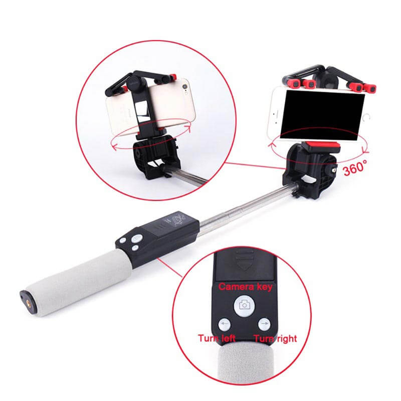 Bluetooth Selfie Stick with 360° Rotation – SpinShot