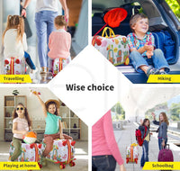 Kinderen 2-in-1 Ride-On Scooter Koffer met 360° Wielen