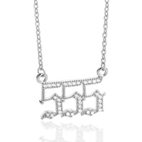 Zirkonia Engelszahlen-Halskette – Seraphina