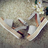 Damen Plateau-Espadrille Sandalen mit Keilabsatz & Riemchen – Livia