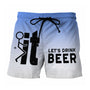 Hawaii Herren Badeshorts mit elastischem Bund – Fabio