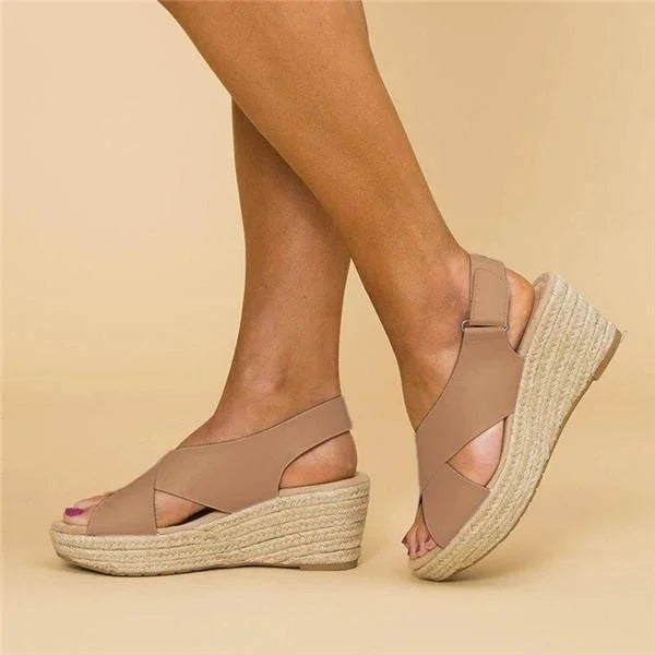 Komfortable Orthopädische Keilabsatz-Espadrilles - Clara