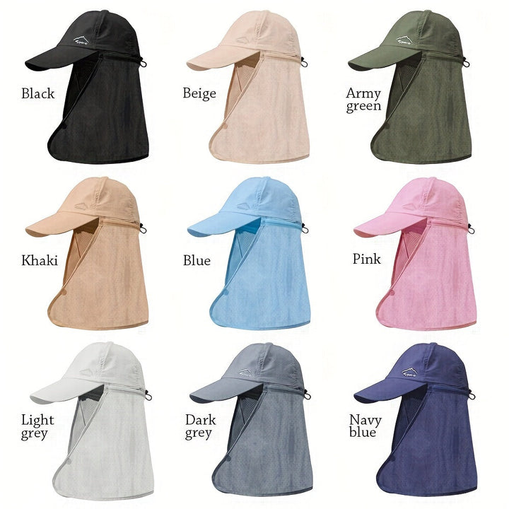 UV-Schutz Truckerhut mit Nackenschutz für Outdoor-Abenteuer - SchattenPro