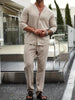 Bequeme Beige Leinen Herren Outfit – Enzo