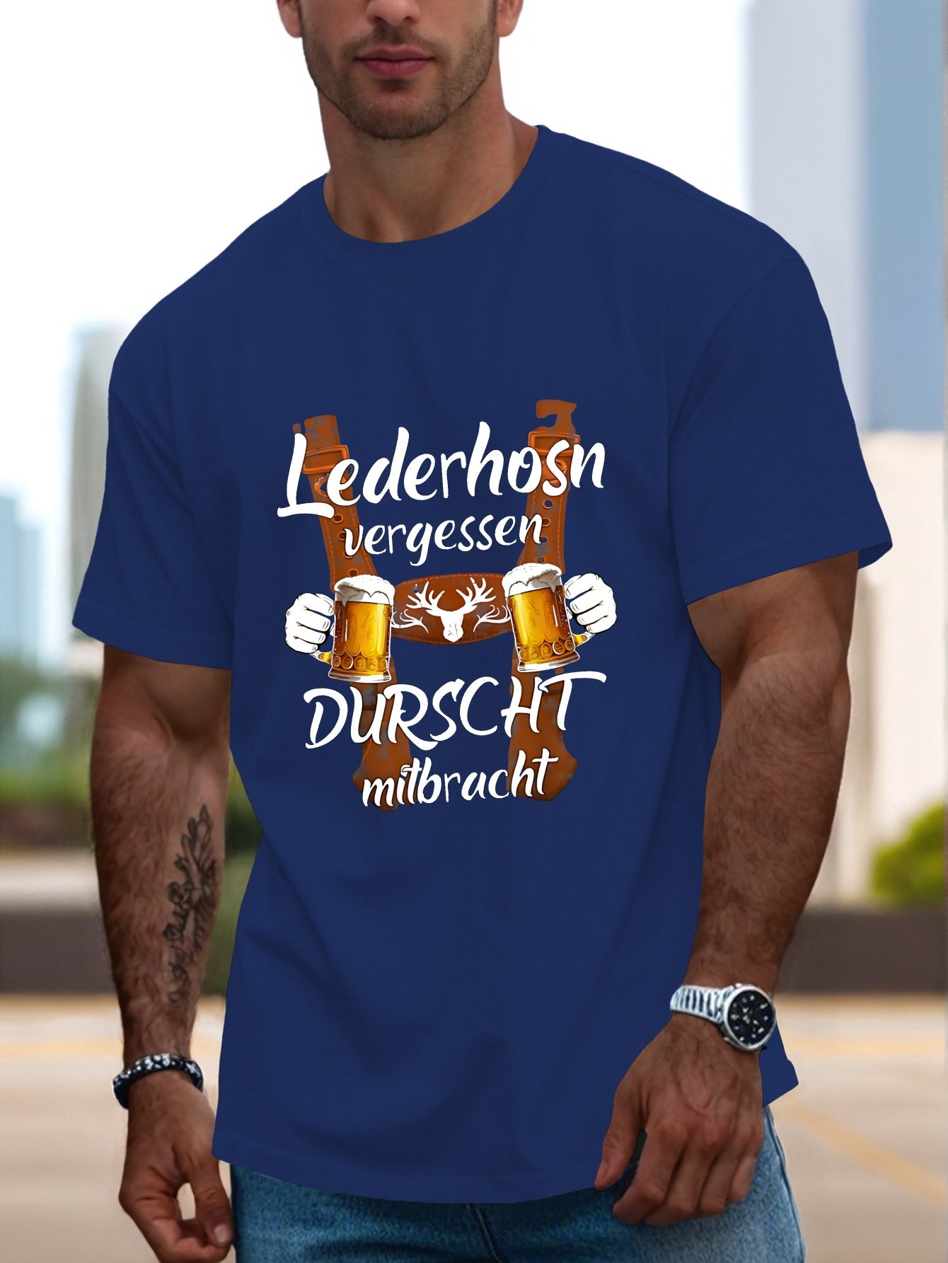 Herren Kurzarm T-Shirt – Sepp Oktoberfest 2025