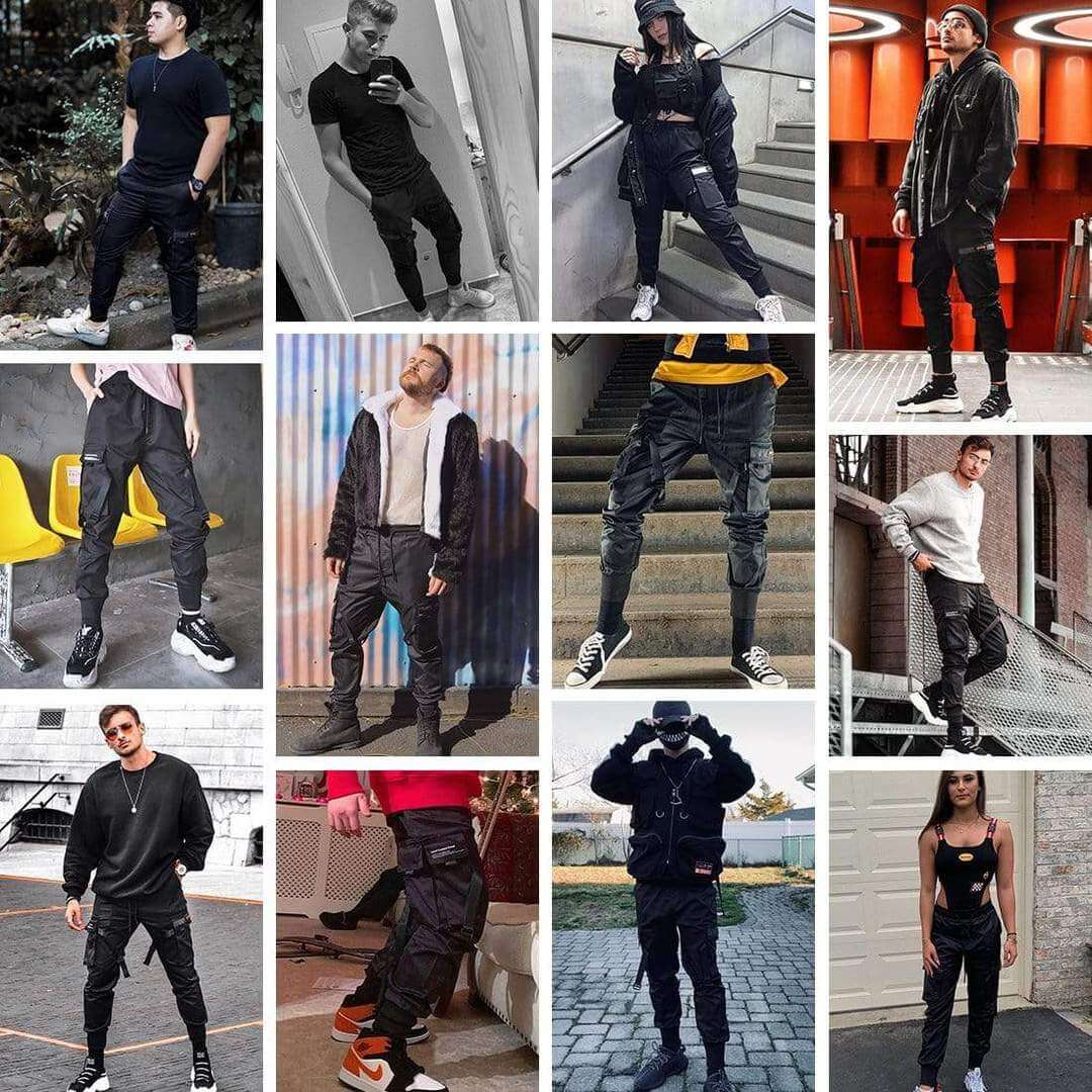 Multi-Pocket Hip-Hop Herren Cargo Hose – Dante