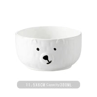Cute Polar Bear Ceramic Dish Set – PolarJoy