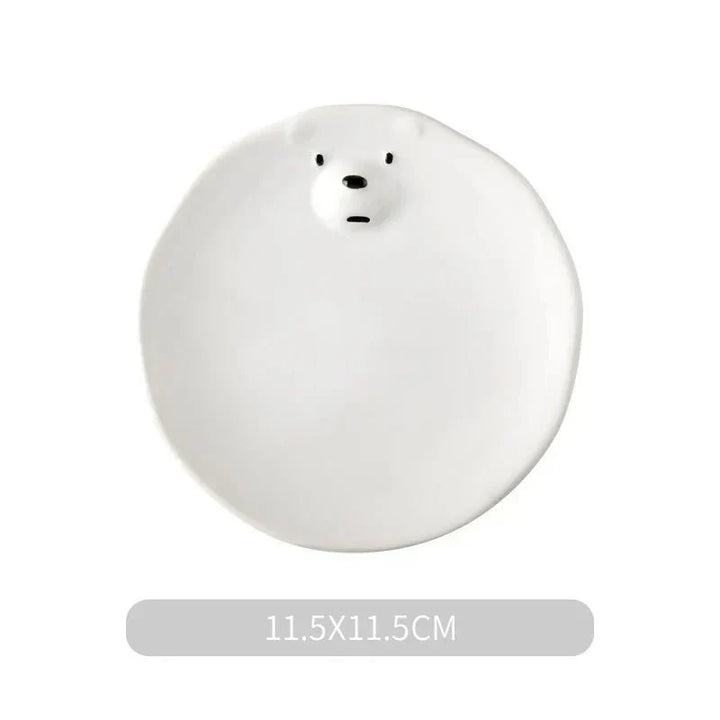 Cute Polar Bear Ceramic Dish Set – PolarJoy