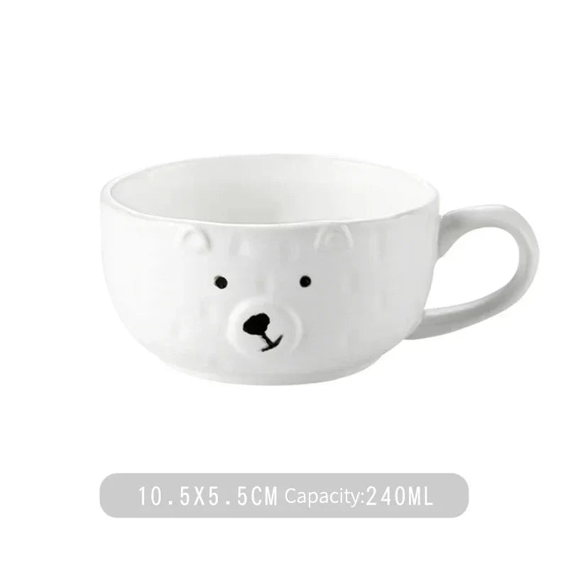 Cute Polar Bear Ceramic Dish Set – PolarJoy