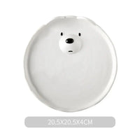 Cute Polar Bear Ceramic Dish Set – PolarJoy