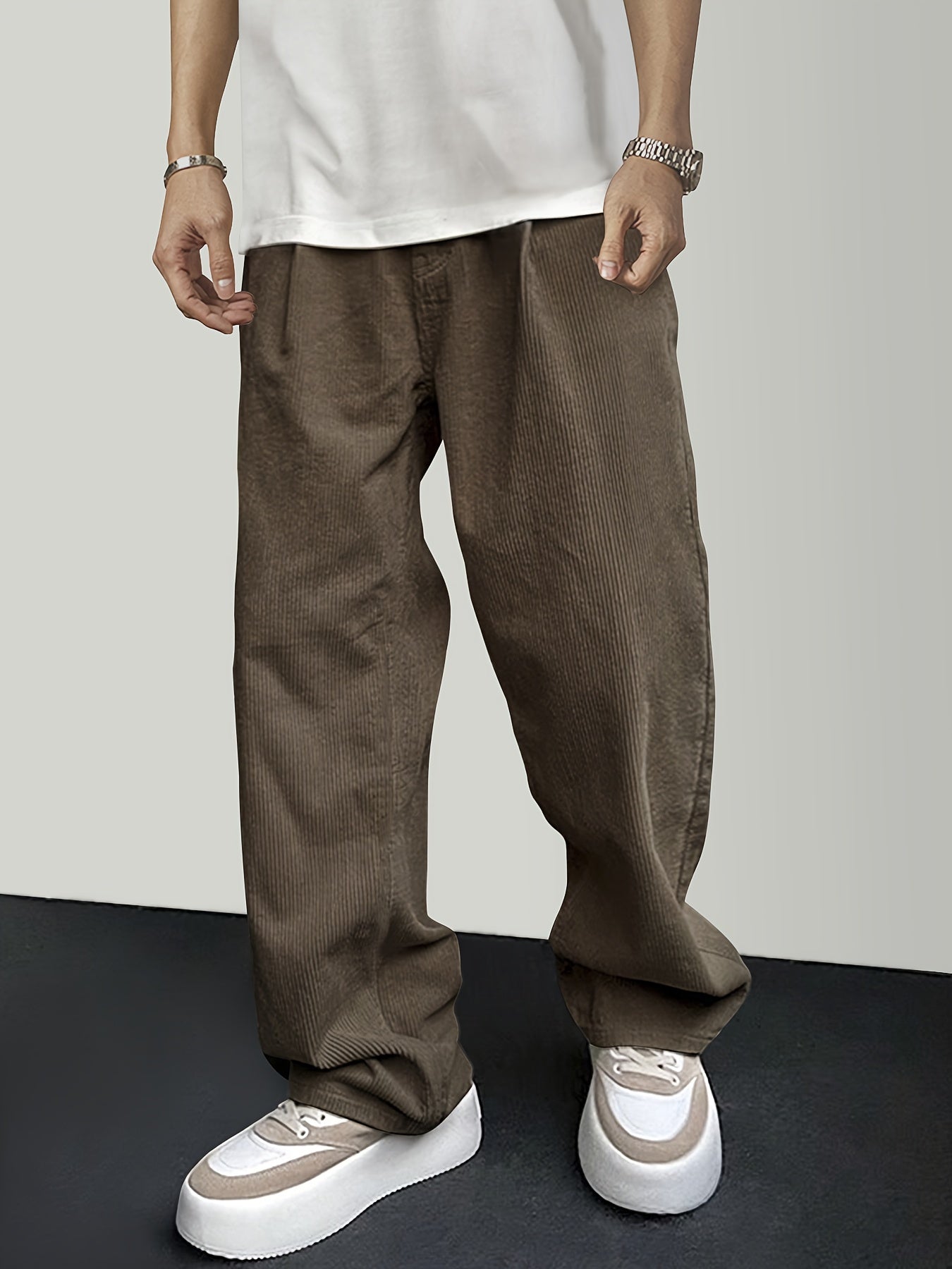 Casual Cord-Herrenhose mit Kordelzug - Mason