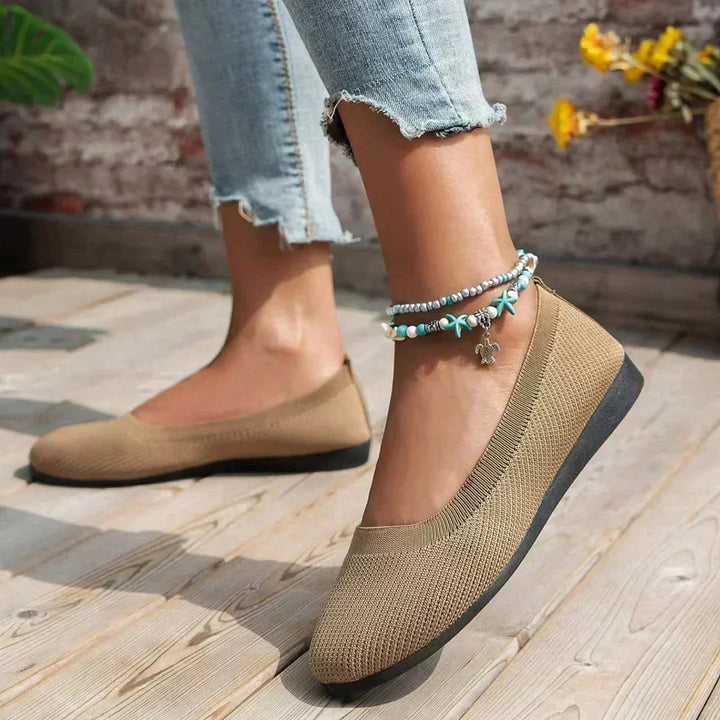 Orthopädische Damen-Ballerinas mit Komfortsohle & klassischem Design – Mia