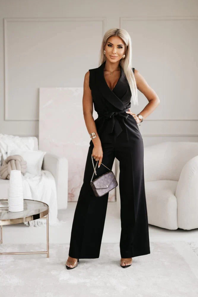 Figurbetonter & Vielseitiger Damen Jumpsuit mit Komfort-Stretch – Linnea