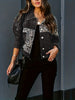 Wildly Chic Leopardenmuster Denimjacke – Leona