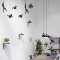 Bergsteiger-Wandskulptur – PeakFigures