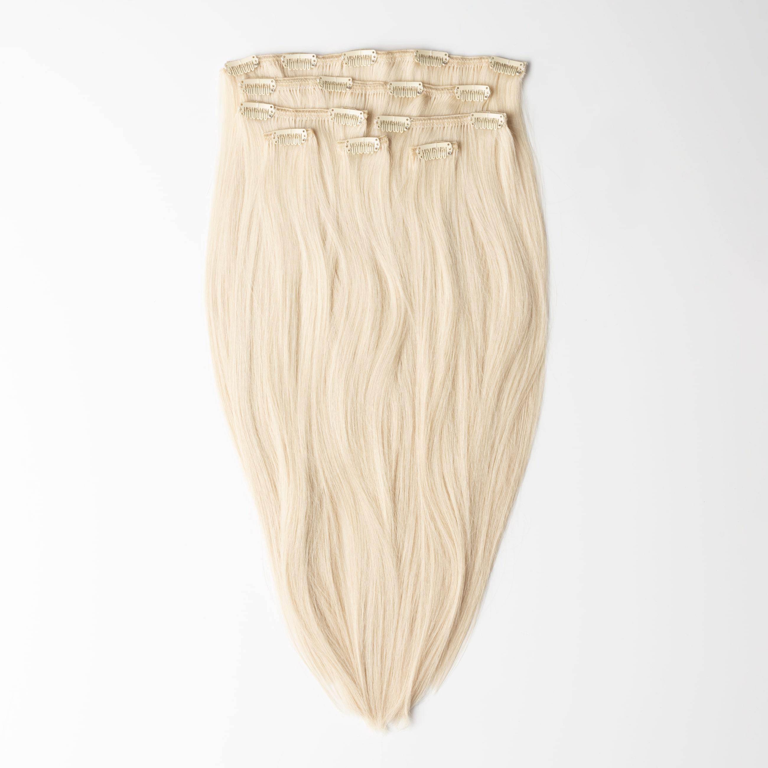 Clip-in Haaresextensionset – Sorella (Licht Asblond 60B)