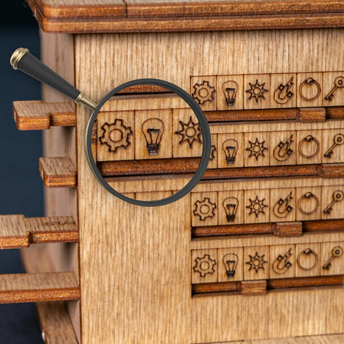 Interaktive Holz Escape Puzzlebox – MindVault