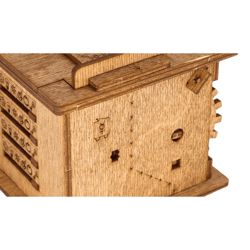 Interaktive Holz Escape Puzzlebox – MindVault