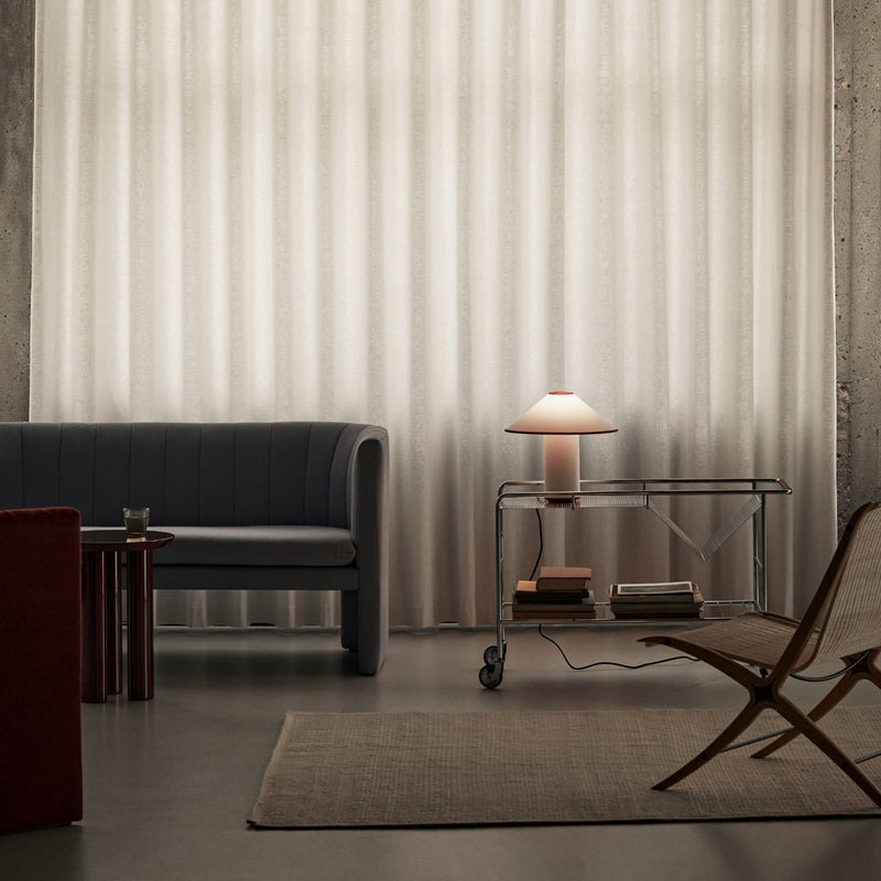 Tischlampe mit Stoffschirm – Lunara